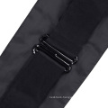 Solid Black Polyester Cummerbund Bow Tie and Hanky Set